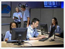 Equipe trabalhando na sede da Tecnoforte
